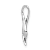 14K White Gold 3mm Ruby Pendant